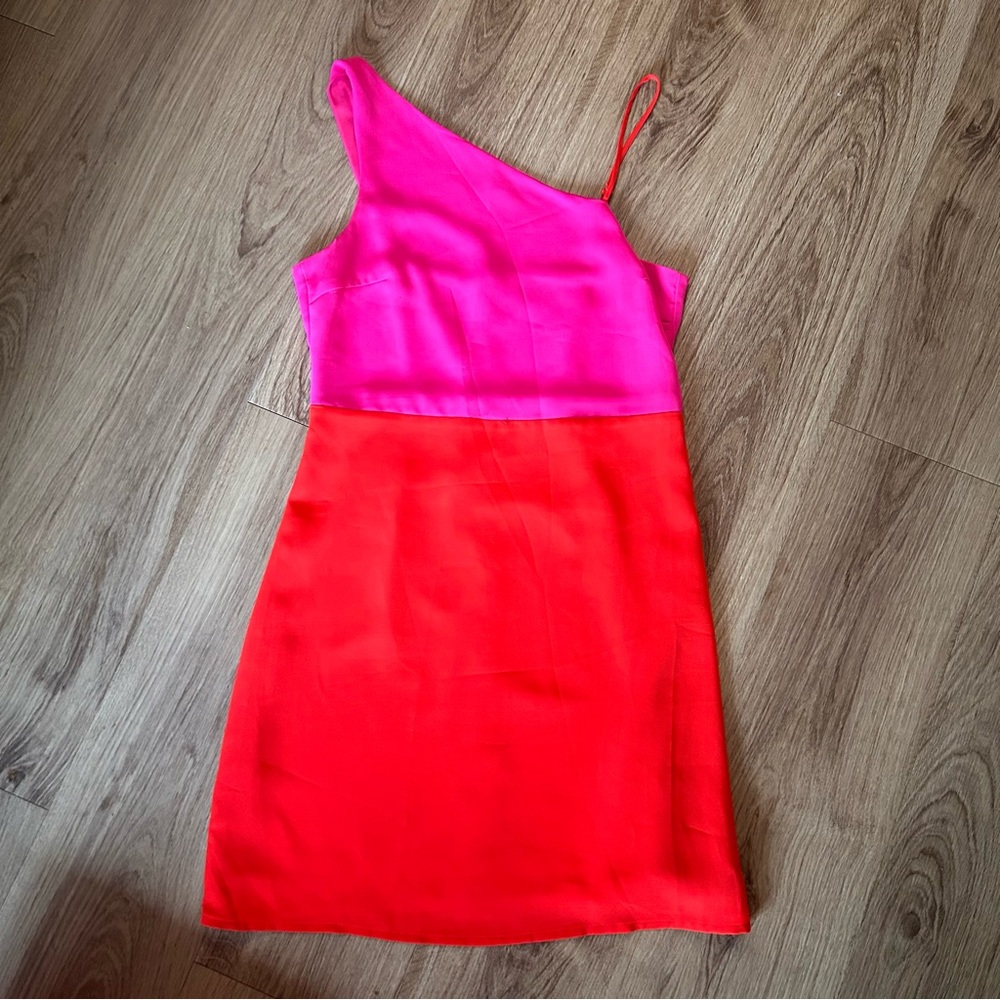 Sugarlips Vibrant Pink and Red Dress